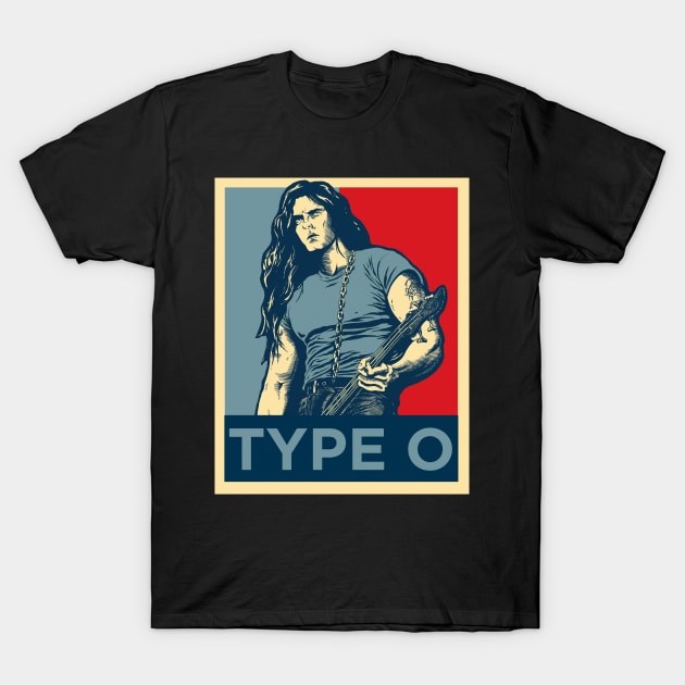 Type O Hope Negative T-Shirt by JonathanGrimmArt
